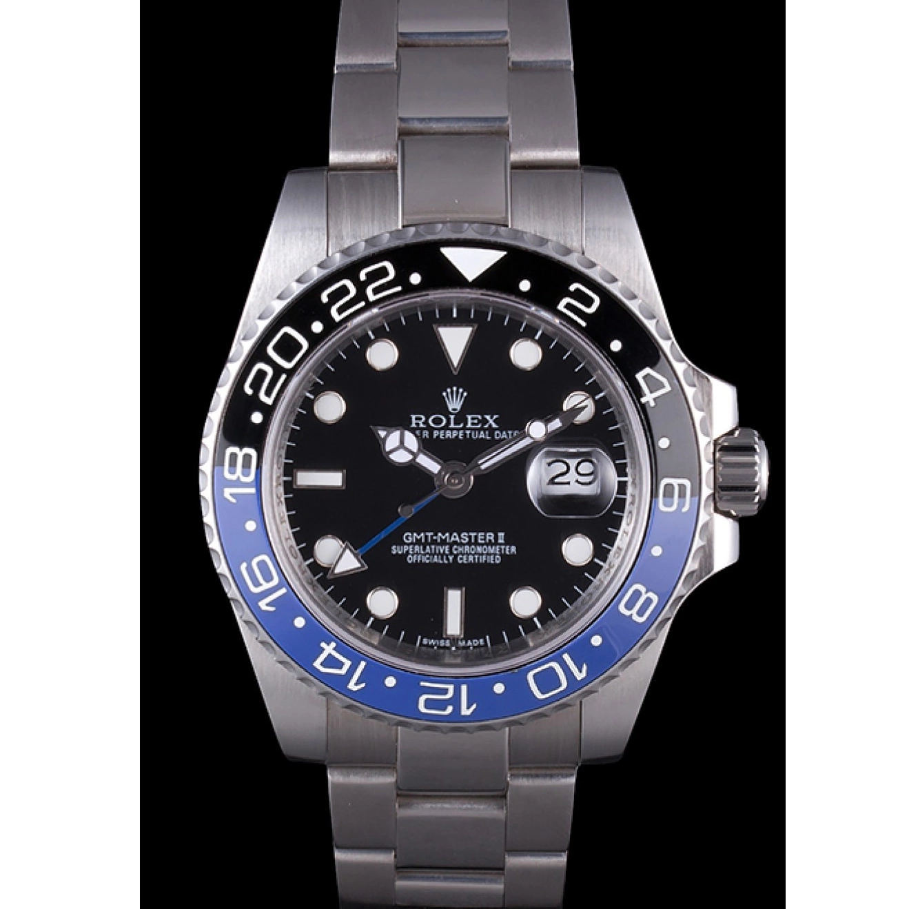 Master Collection II Band 621492 Steel Brushed GMT Oyster Rolex Stainless 0606